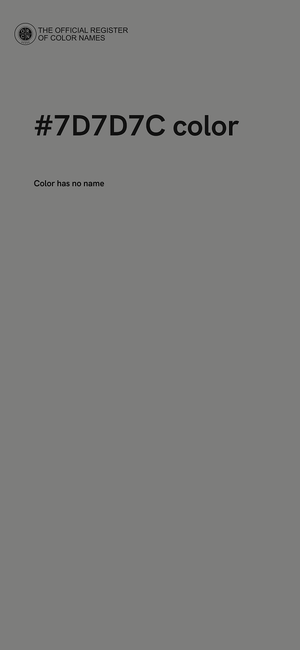 #7D7D7C color image