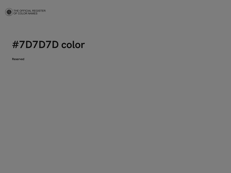 #7D7D7D color image