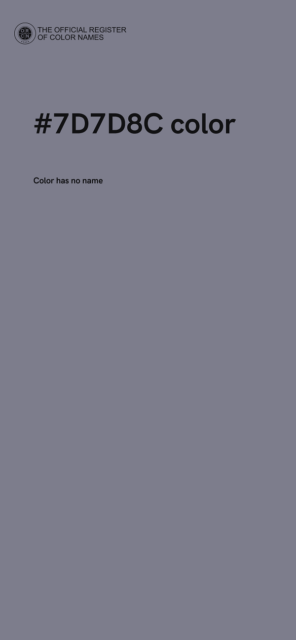 #7D7D8C color image