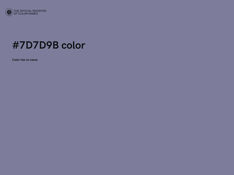 #7D7D9B color image