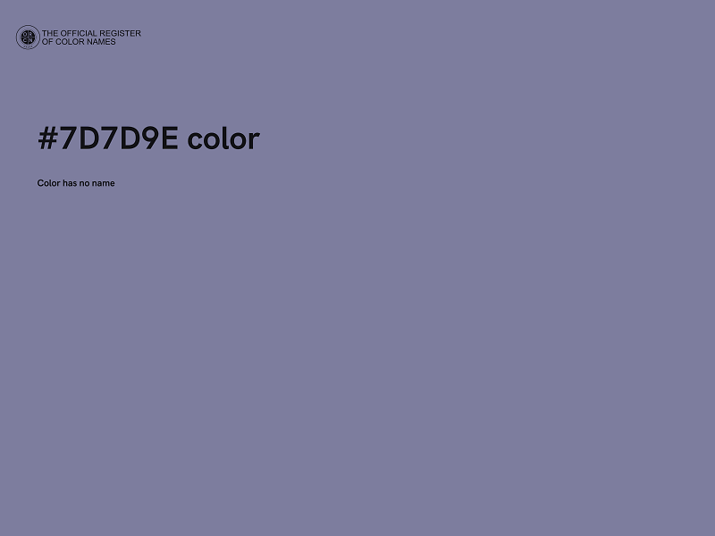 #7D7D9E color image