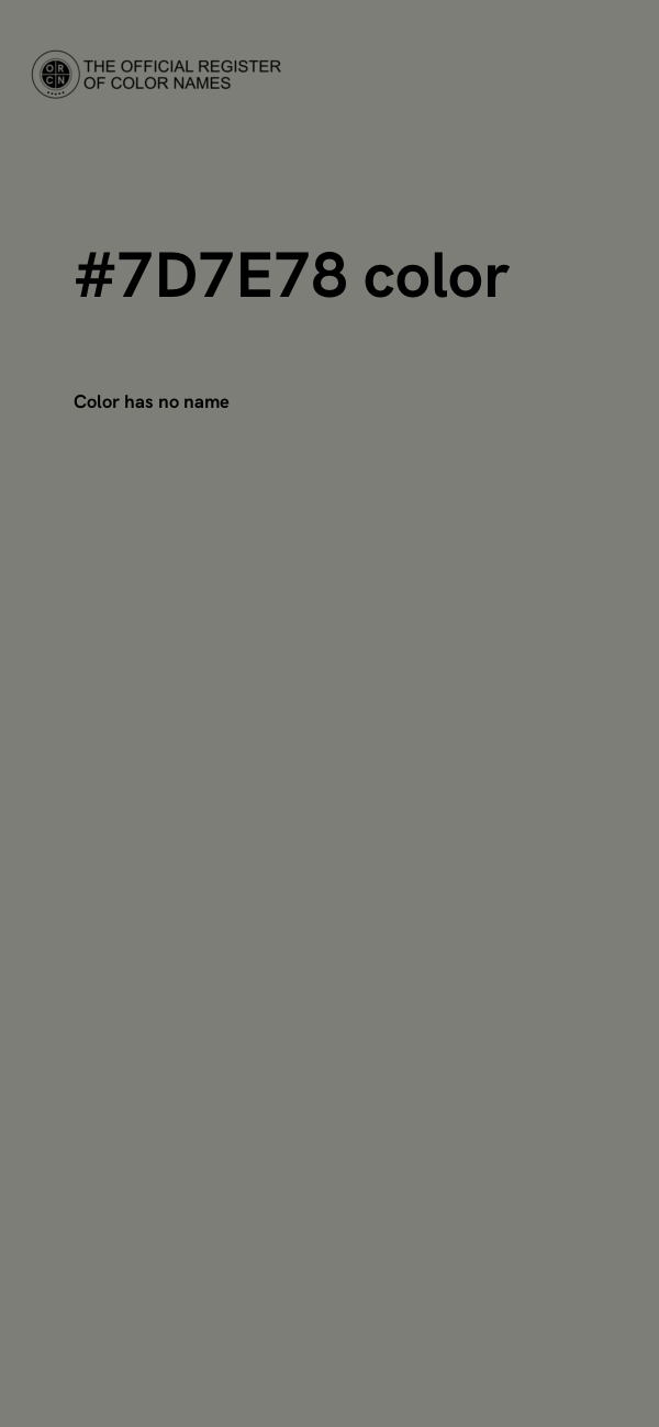 #7D7E78 color image