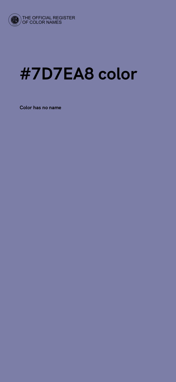 #7D7EA8 color image