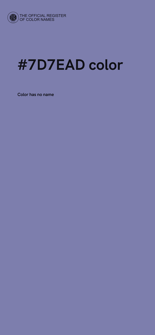 #7D7EAD color image