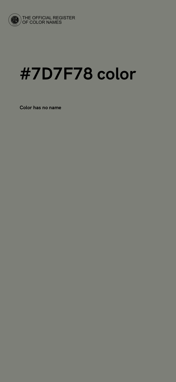 #7D7F78 color image