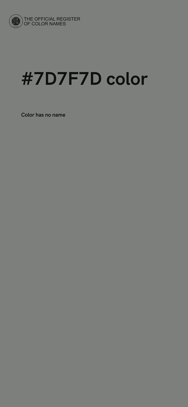 #7D7F7D color image