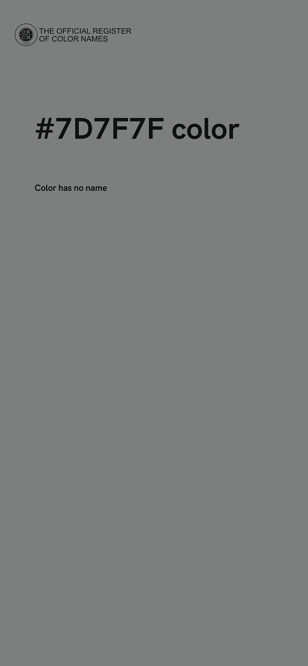 #7D7F7F color image