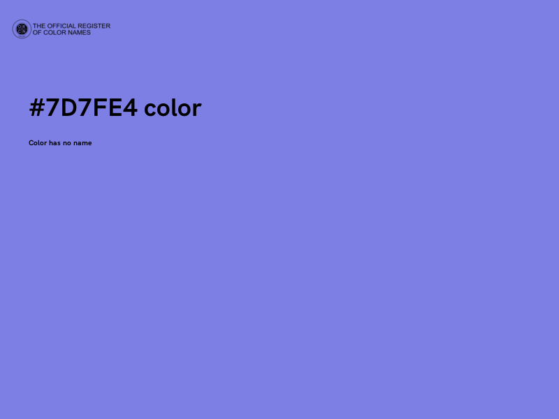 #7D7FE4 color image