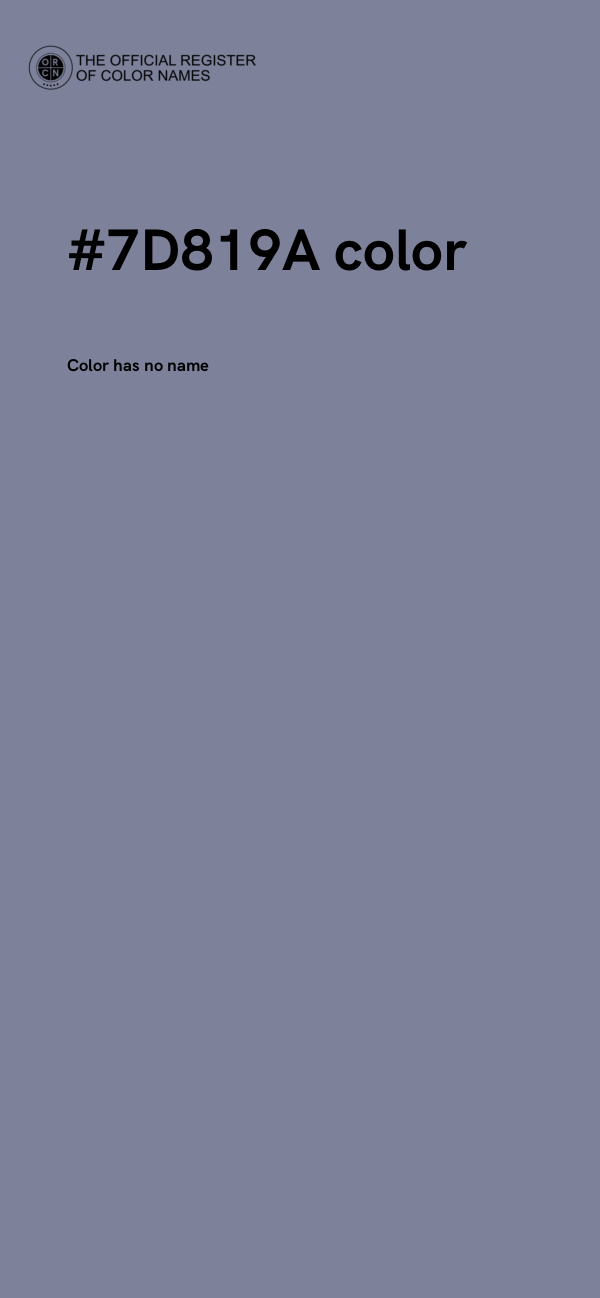 #7D819A color image