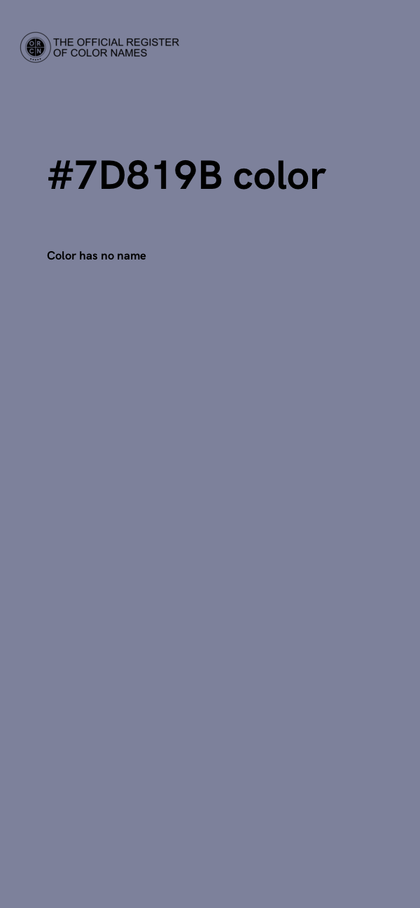 #7D819B color image