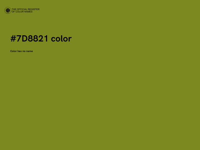 #7D8821 color image