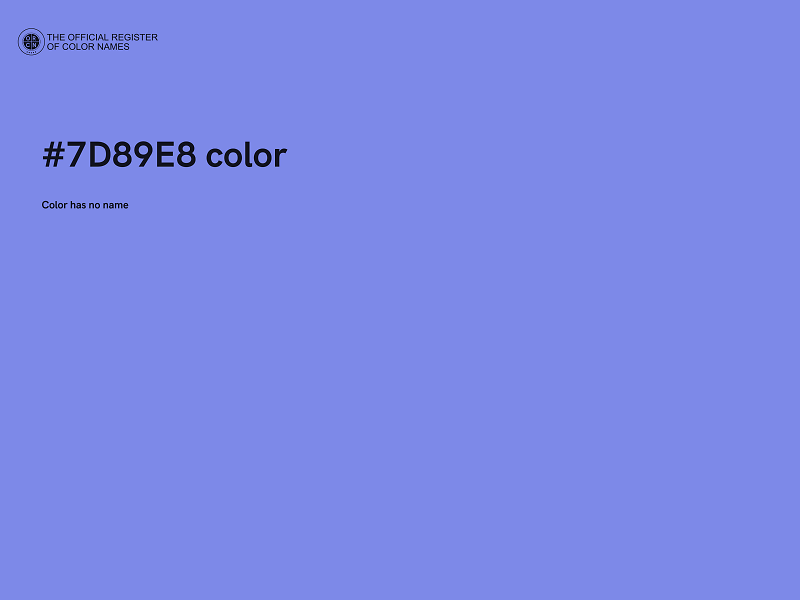 #7D89E8 color image