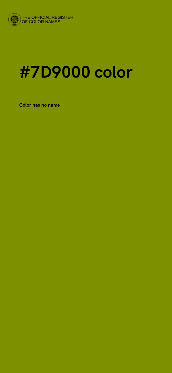 #7D9000 color image