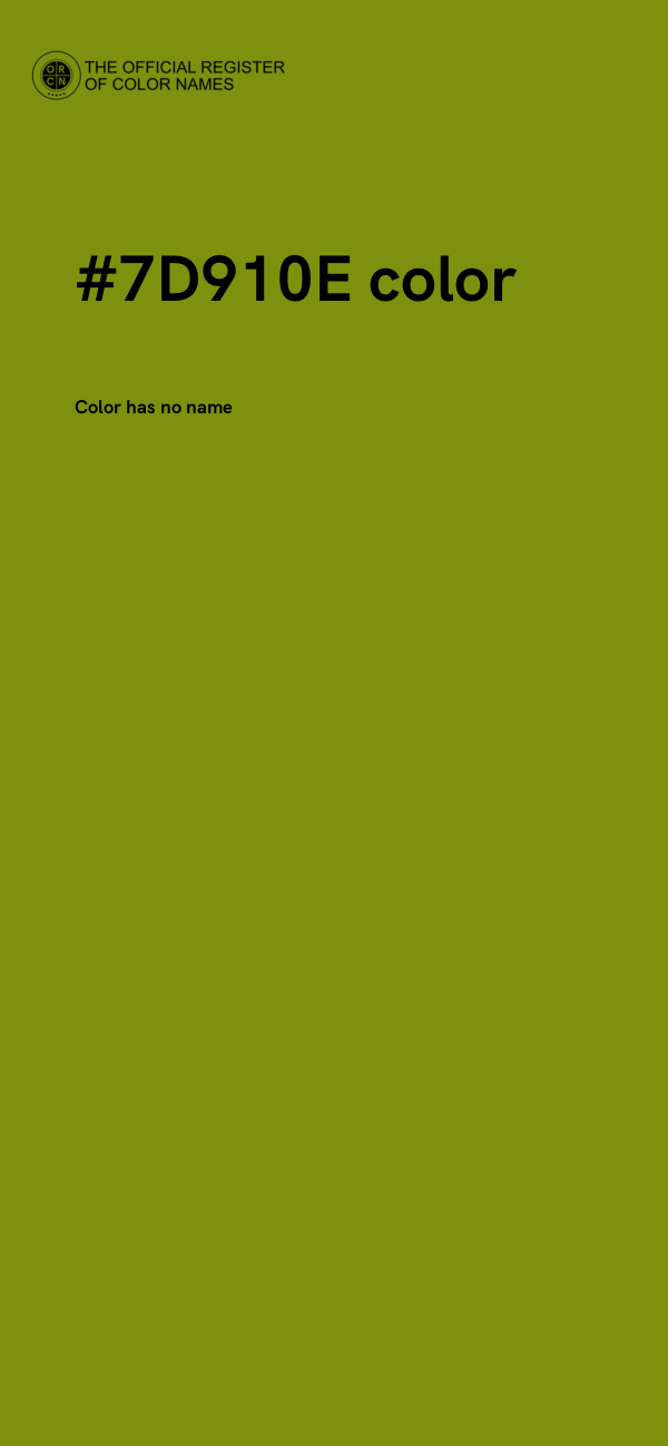 #7D910E color image