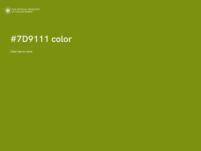 #7D9111 color image