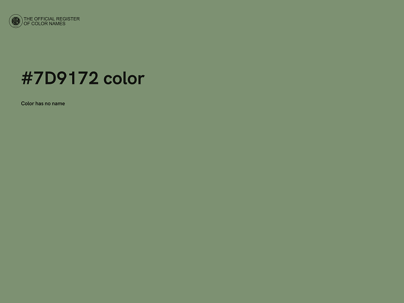 #7D9172 color image