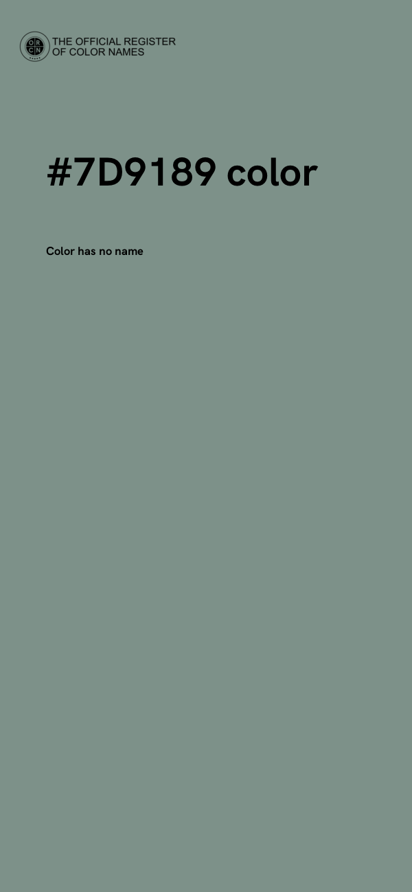 #7D9189 color image