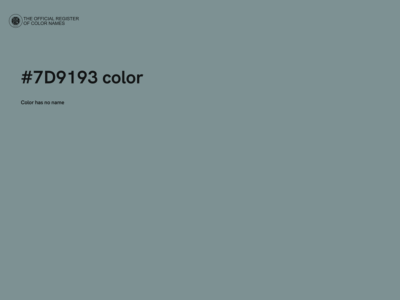 #7D9193 color image