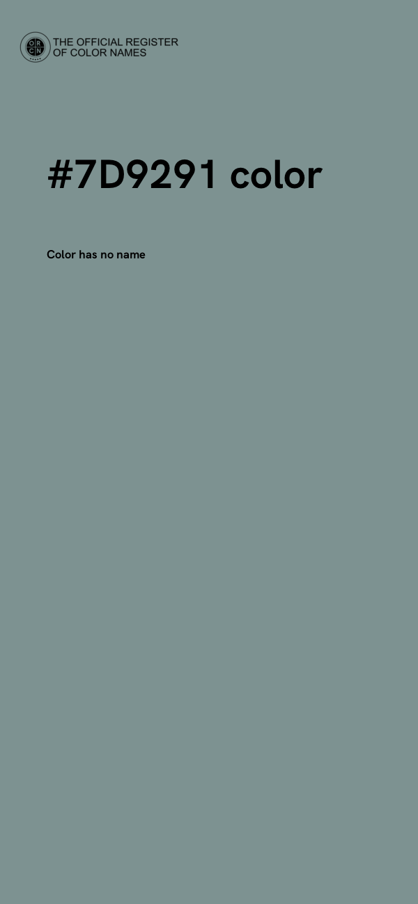 #7D9291 color image