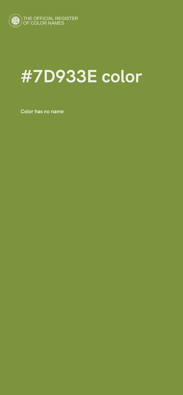 #7D933E color image