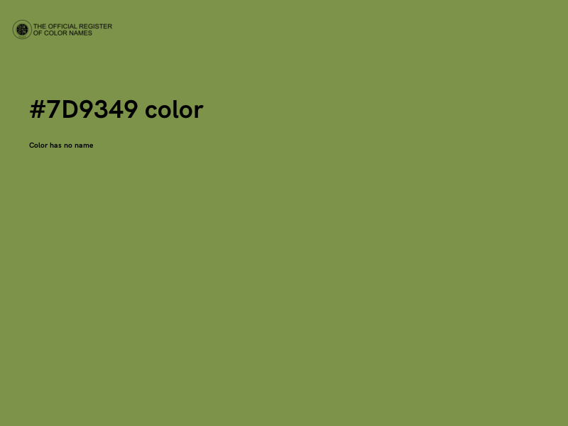 #7D9349 color image