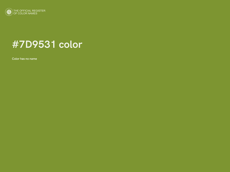 #7D9531 color image