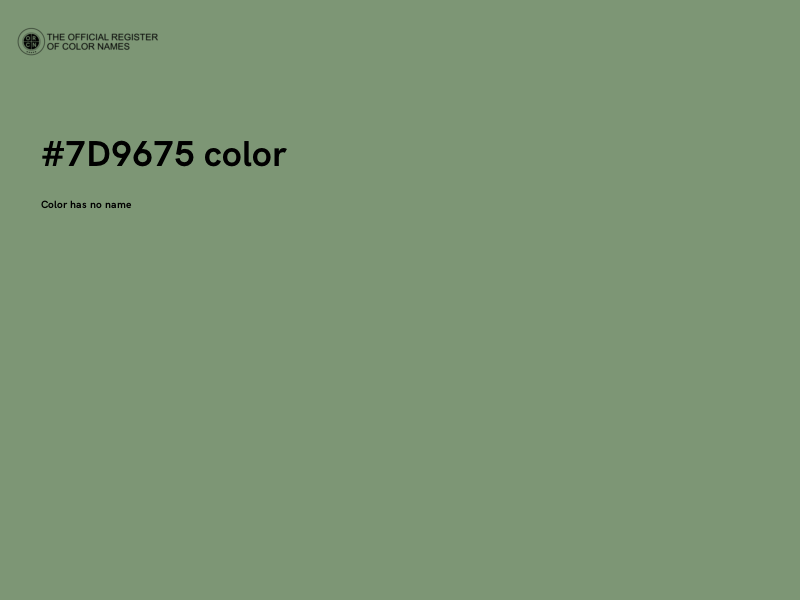#7D9675 color image
