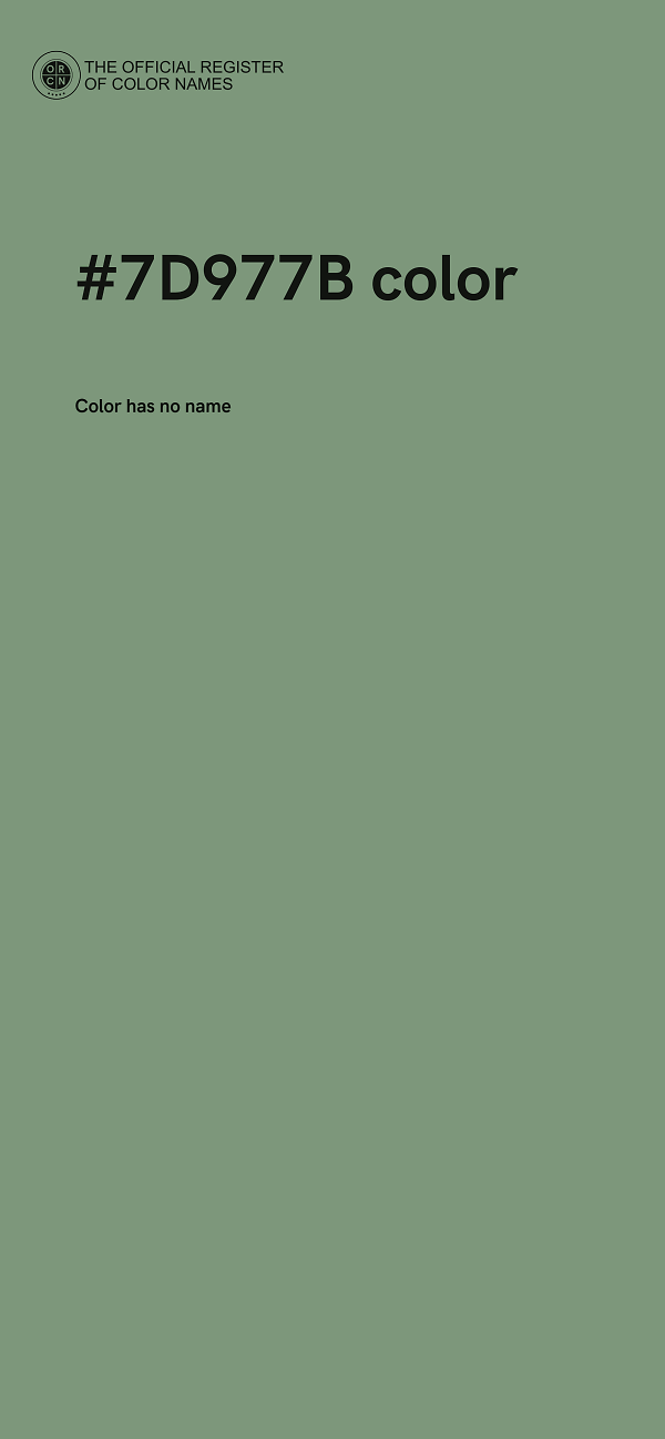 #7D977B color image