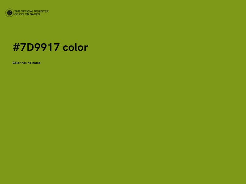 #7D9917 color image