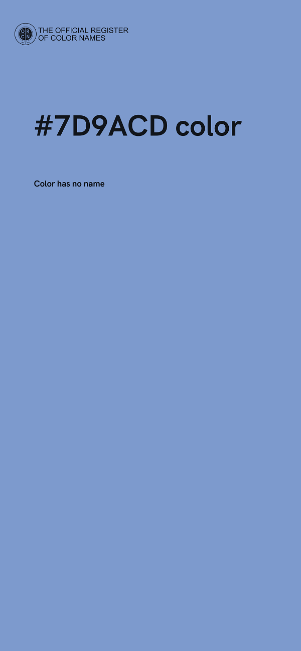 #7D9ACD color image