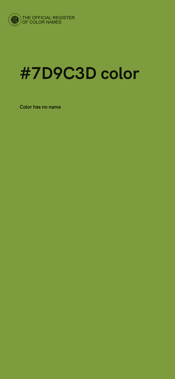 #7D9C3D color image