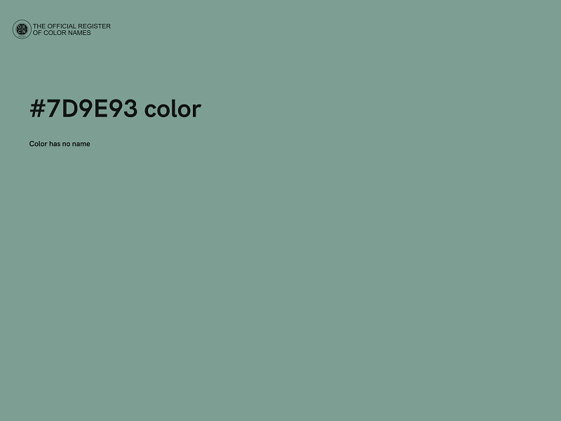 #7D9E93 color image