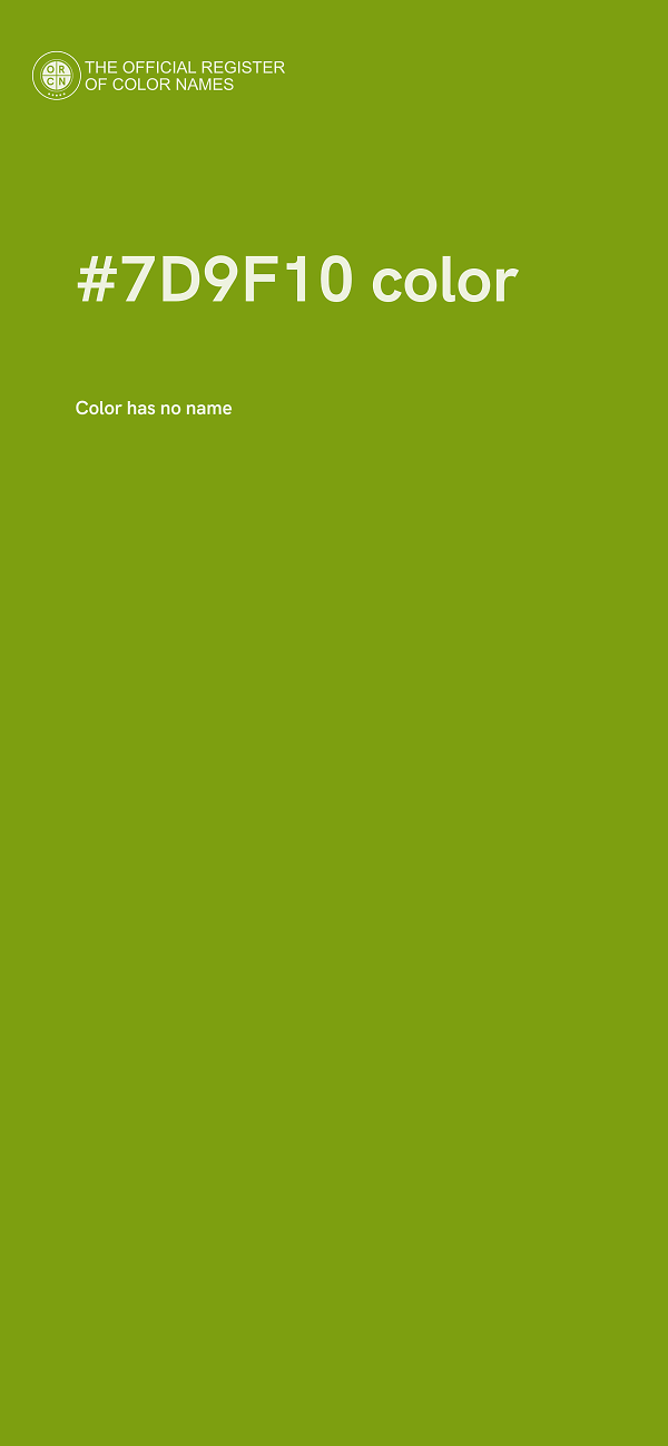 #7D9F10 color image