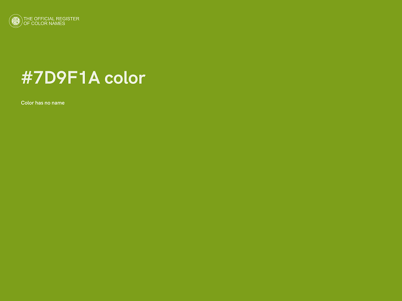 #7D9F1A color image