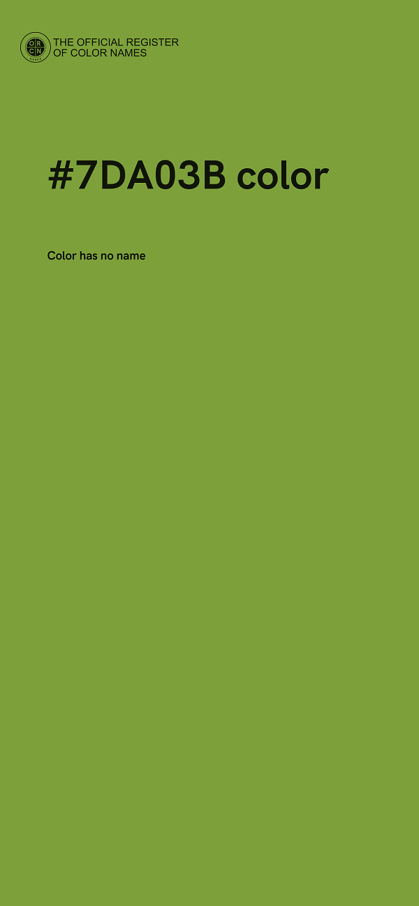#7DA03B color image