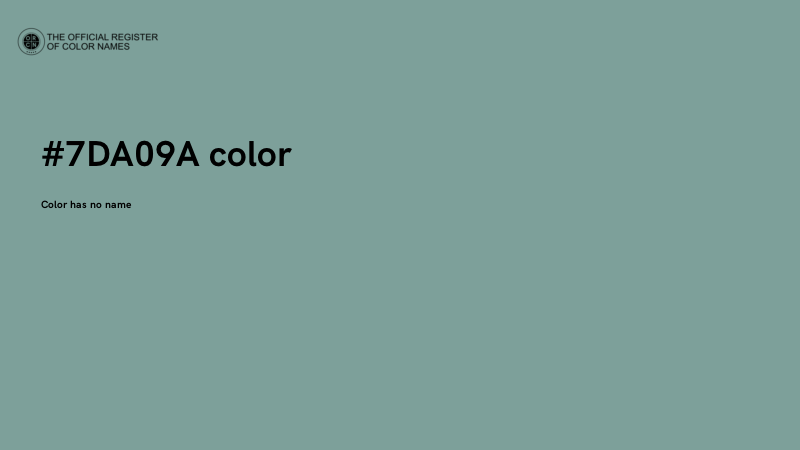 #7DA09A color image