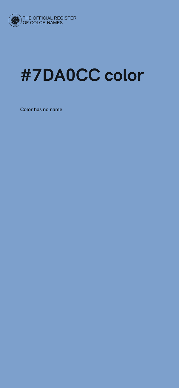 #7DA0CC color image