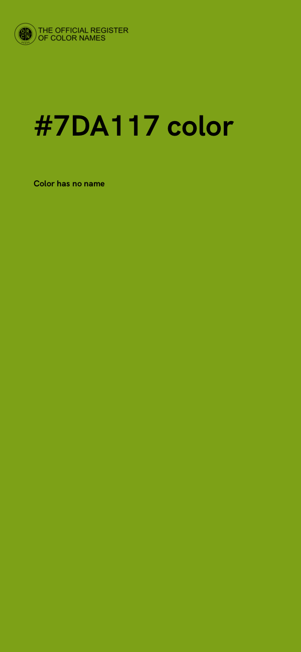 #7DA117 color image