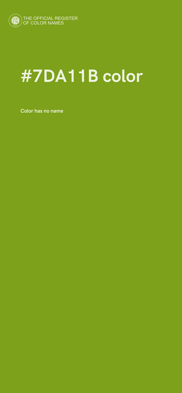 #7DA11B color image