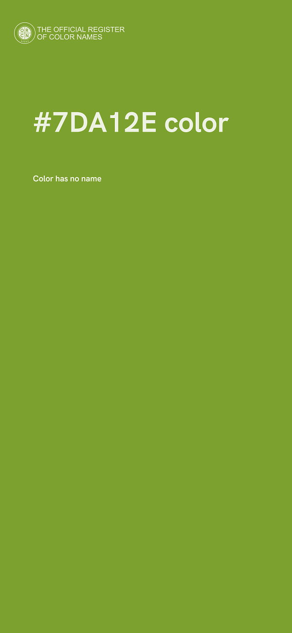 #7DA12E color image