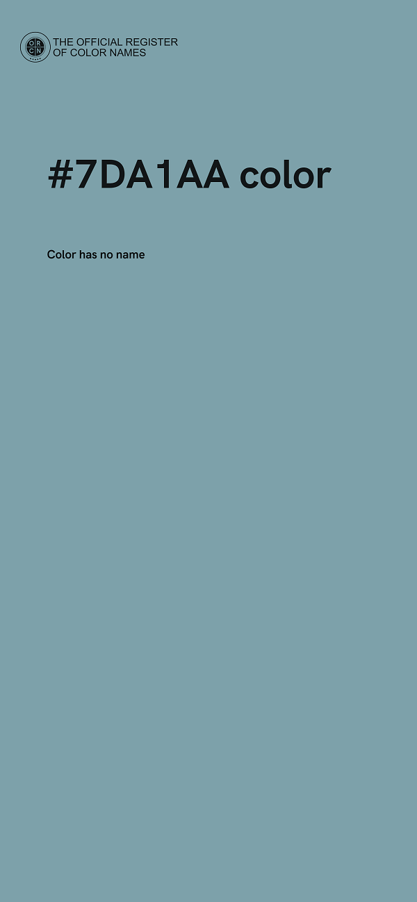 #7DA1AA color image
