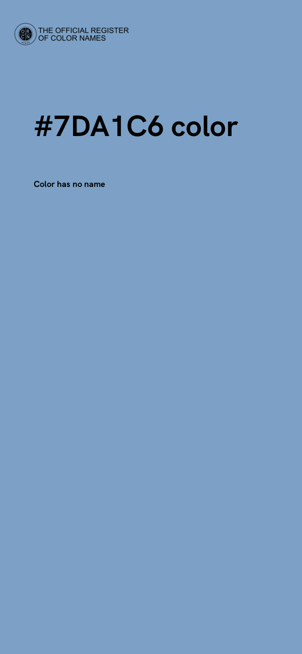 #7DA1C6 color image