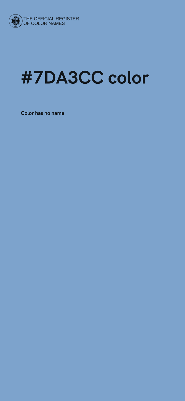 #7DA3CC color image