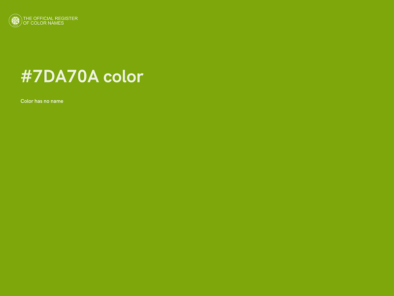 #7DA70A color image