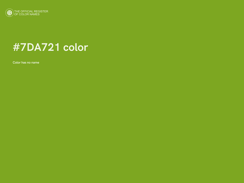 #7DA721 color image