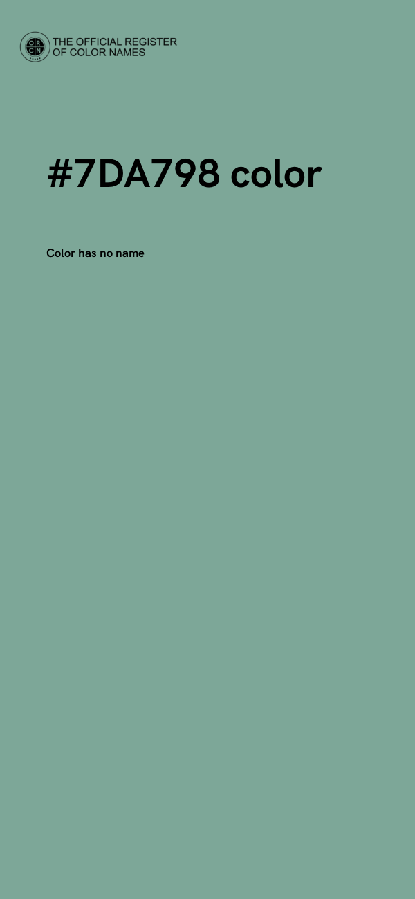 #7DA798 color image