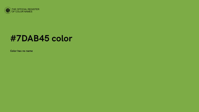#7DAB45 color image
