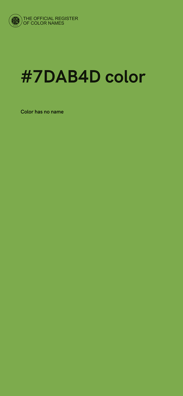 #7DAB4D color image
