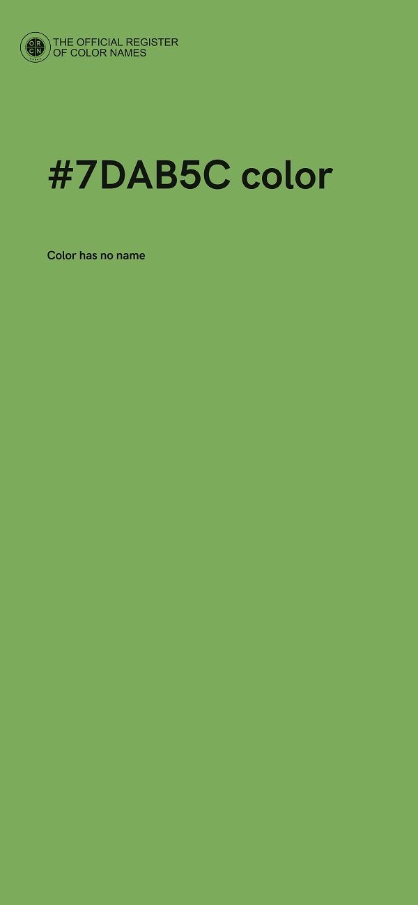 #7DAB5C color image
