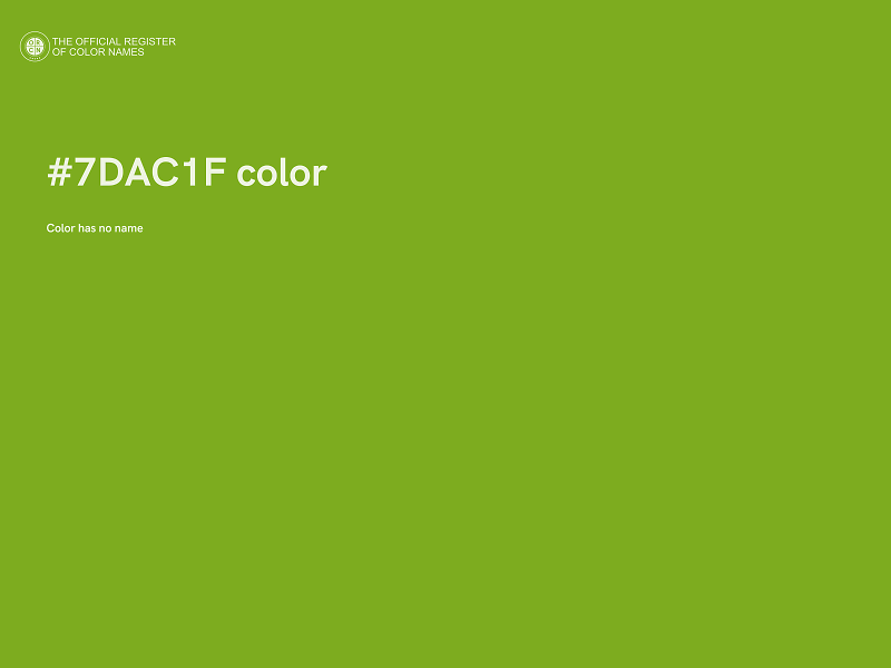 #7DAC1F color image